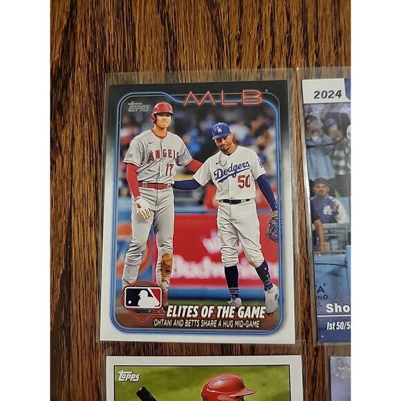 Shohei Ohtani Baseball Card Lot of 9 Cards Los Angeles Angels Dodgers Topps - Picture 2 of 12